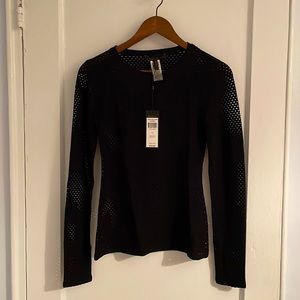 BCBG Leander Mesh Top